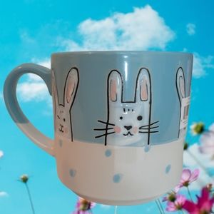 ****Eli + Ana Handmade Ceramic Bunny Coffee Mug